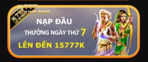 777King thưởng nạp ngày 7 15777k