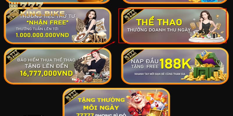 Đôi nét chương trình doanh thu thể thao 777King